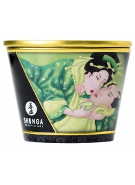 Массажная свеча Exotic Green Tea с ароматом зелёного чая - 170 мл. - Shunga - купить с доставкой в Коврове