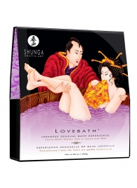 Соль для ванны Lovebath Sensual lotus, превращающая воду в гель - 650 гр. - Shunga - купить с доставкой в Коврове