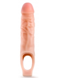 Телесная насадка на пенис 9 Inch Cock Sheath Extender - 22,2 см. - Blush Novelties - в Коврове купить с доставкой