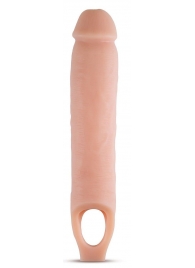 Телесная насадка на пенис 11.5 Inch Cock Sheath Penis Extender - 29,2 см. - Blush Novelties - в Коврове купить с доставкой