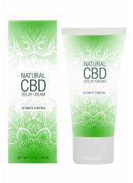 Крем-пролонгатор Natural CBD Delay Cream - 50 мл. - Shots Media BV - купить с доставкой в Коврове