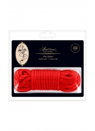 Красная веревка для фиксации - 10 м. - Sweet Caress - купить с доставкой в Коврове