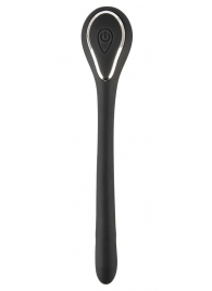 Черный гибкий уретральный стимулятор с вибрацией Vibrating Bendable Dilator - 13,5 см. - Orion - купить с доставкой в Коврове
