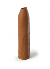 Кофейная насадка-удлинитель Uncut Silicone Penis Enhancer - 17,8 см. - Pipedream - в Коврове купить с доставкой