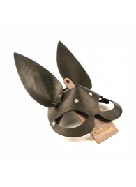 Черная гладкая маска  Зайка  с длинными ушками - Crazy Handmade - купить с доставкой в Коврове