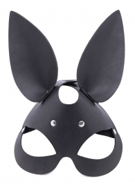 Черная гладкая маска  Зайка  с длинными ушками - Crazy Handmade - купить с доставкой в Коврове