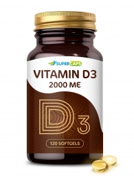 Пищевая добавка SuperCaps VITAMIN D3 2000 ME - 120 капсул - SuperCaps - купить с доставкой в Коврове
