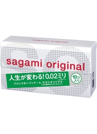 Ультратонкие презервативы Sagami Original 0.02 - 10 шт. - Sagami - купить с доставкой в Коврове