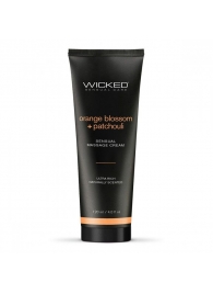 Массажный легкий крем WICKED Orange Blossom plus Patchouli - 120 мл. - Wicked - купить с доставкой в Коврове