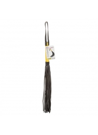 Черная плеть с желтой рукоятью Boundless Flogger - 69,25 см. - California Exotic Novelties - купить с доставкой в Коврове