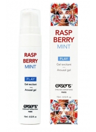 Возбуждающий гель Raspberry Mint с ароматом малины и мяты - 15 мл. - Exsens - купить с доставкой в Коврове