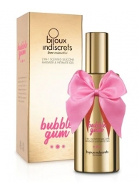 Гель с ароматом жвачки Bubblegum 2-in-1 Scented Silicone Massage And Intimate Gel - 100 мл. - Bijoux Indiscrets - купить с доставкой в Коврове