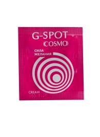 Стимулирующий интимный крем для женщин Cosmo G-spot - 2 гр. - Биоритм - купить с доставкой в Коврове