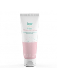 Лубрикант на водной основе Vibe Sensation с клубничным вкусом и легким вибрирующим эффектом - 50 гр. - INTT - купить с доставкой в Коврове