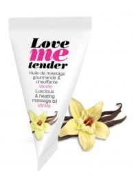 Съедобное согревающее массажное масло Love Me Tender Vanilla с ароматом ванили - 10 мл. - Love to Love - купить с доставкой в Коврове