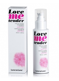 Съедобное согревающее массажное масло Love Me Tender Cotton Candy с ароматом сладкой ваты - 100 мл. - Love to Love - купить с доставкой в Коврове