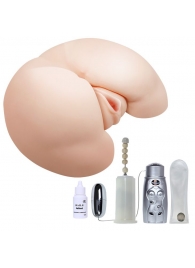 Вибрирующий мастурбатор-попка с ротацией и пультом управления - Baile - в Коврове купить с доставкой