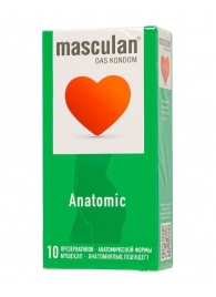 Презервативы анатомической формы Masculan Anatomic - 10 шт. - Masculan - купить с доставкой в Коврове