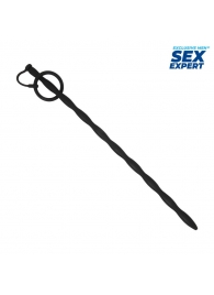 Черный стимулятор уретры Sex Expert - Sex Expert - купить с доставкой в Коврове