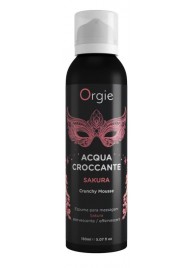 Хрустящая пенка для массажа Orgie Acqua Croccante Sakura с ароматом сакуры - 150 мл. - ORGIE - купить с доставкой в Коврове