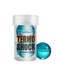 Интимный гель Termo Shock Hot Ball с разогревающе-покалывающим эффектом (2 шарика по 3 гр.) - HotFlowers - купить с доставкой в Коврове