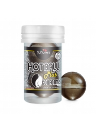 Анальный лубрикант на масляной основе Hot Ball Plus Conforto (2 шарика по 3 гр.) - HotFlowers - купить с доставкой в Коврове