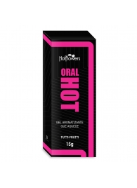 Гель для оральных ласк Oral Hot с согревающим эффектом - 15 гр. - HotFlowers - купить с доставкой в Коврове