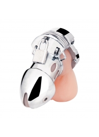 Клетка на пенис из металла Obedience Cock Cage - BlueLine - купить с доставкой в Коврове