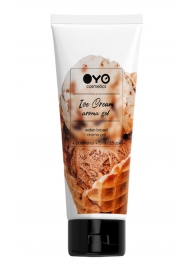 Лубрикант на водной основе OYO Aroma Gel Ice Cream с ароматом пломбира - 75 мл. - OYO - купить с доставкой в Коврове