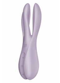 Сиреневый клиторальный вибромассажер Threesome 2 - Satisfyer