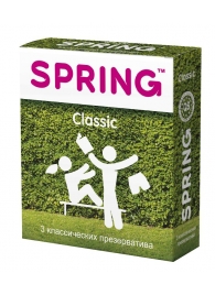 Классические презервативы SPRING CLASSIC - 3 шт. - SPRING - купить с доставкой в Коврове