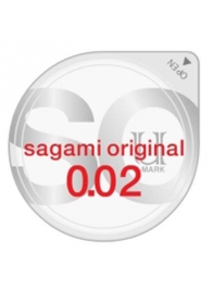 Ультратонкий презерватив Sagami Original - 1 шт. - Sagami - купить с доставкой в Коврове