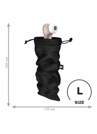 Черный мешочек для хранения игрушек Treasure Bag L - Satisfyer - купить с доставкой в Коврове