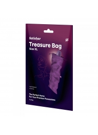 Фиолетовый мешочек для хранения игрушек Treasure Bag XL - Satisfyer - купить с доставкой в Коврове