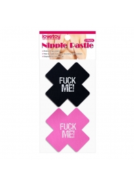 Набор из 2 пар пэстисов Cross Pattern Nipple Pasties - Lovetoy - купить с доставкой в Коврове