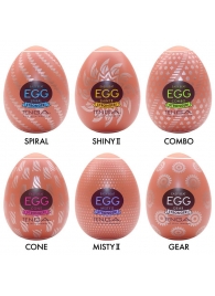 Набор из 6 мастурбаторов-яиц Tenga Egg Variety Pack V - Tenga - в Коврове купить с доставкой
