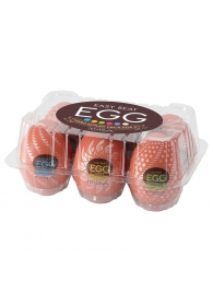Набор из 6 мастурбаторов-яиц Tenga Egg Variety Pack V - Tenga - в Коврове купить с доставкой