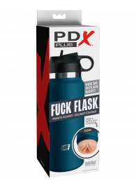 Мастурбатор-вагина в синей колбе F*ck Flask - Pipedream - в Коврове купить с доставкой