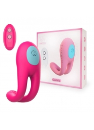 Розовое виброкольцо с пультом ДУ - I-MOON - в Коврове купить с доставкой