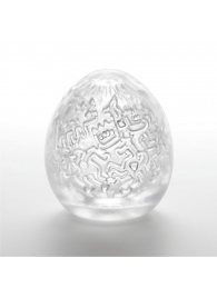 Мастурбатор-яйцо Keith Haring EGG PARTY - Tenga - в Коврове купить с доставкой