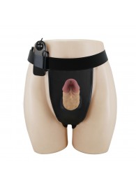 Полый вибрострапон на регулируемых трусиках Draven - 17,5 см. - Baile - купить с доставкой в Коврове