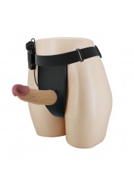 Полый вибрострапон на регулируемых трусиках Draven - 17,5 см. - Baile - купить с доставкой в Коврове