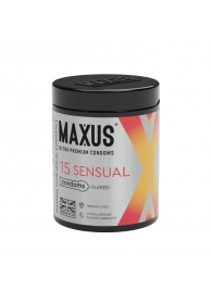 Анатомические презервативы MAXUS Sensual - 15 шт. - Maxus - купить с доставкой в Коврове