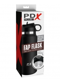 Черный мастурбатор в виде бутылки Fap Flask - Pipedream - в Коврове купить с доставкой