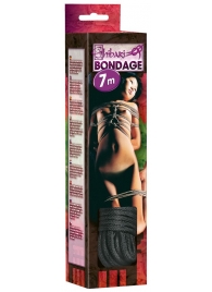 Чёрная веревка для связывания - 700 см. - Orion - купить с доставкой в Коврове