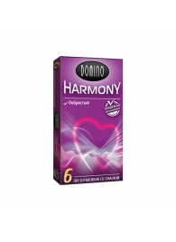 Презервативы с рёбрышками Domino Harmony - 6 шт. - Domino - купить с доставкой в Коврове