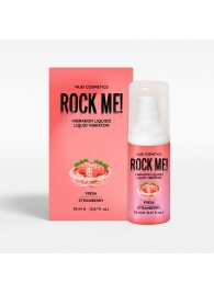 Жидкий вибратор Nuei Rock Me! с ароматом клубники - 20 мл. - Nuei cosmetics - купить с доставкой в Коврове