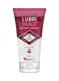 Интимный гель-смазка на водной основе Lubrimax Magic Cherry - 75 мл. - ИнтелБИО - купить с доставкой в Коврове