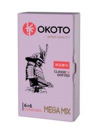 Презервативы OKOTO Mega Mix - 12 шт. - Sitabella - купить с доставкой в Коврове