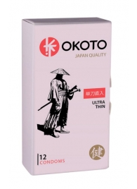 Тонкие презервативы OKOTO Ultra Thin - 12 шт. - Sitabella - купить с доставкой в Коврове